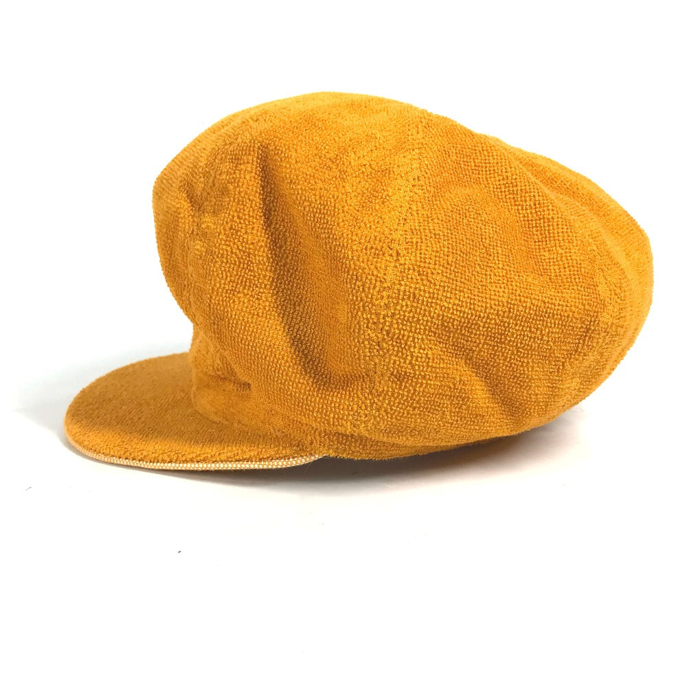 HERMES cap Cotton, Rayon Orange Hat cap cap Casquette Women 57 Used