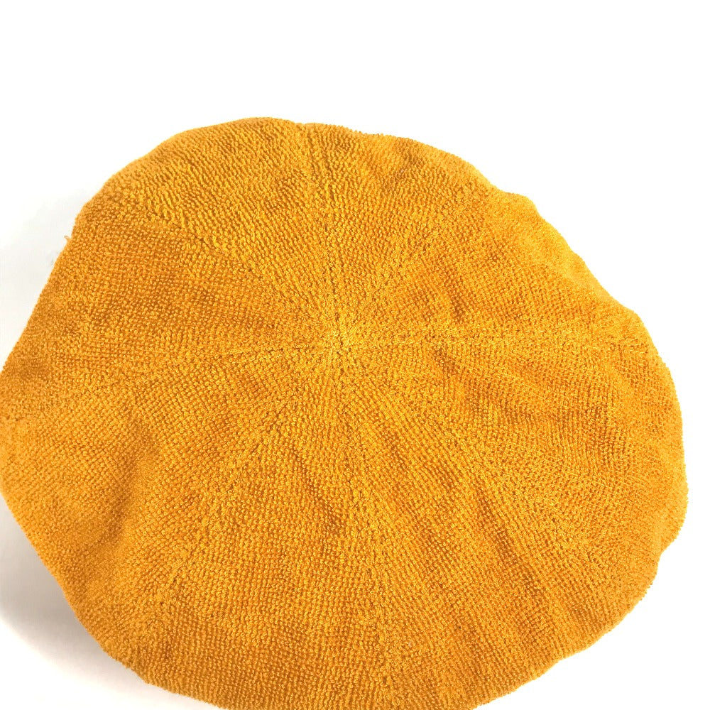HERMES cap Cotton, Rayon Orange Hat cap cap Casquette Women 57 Used