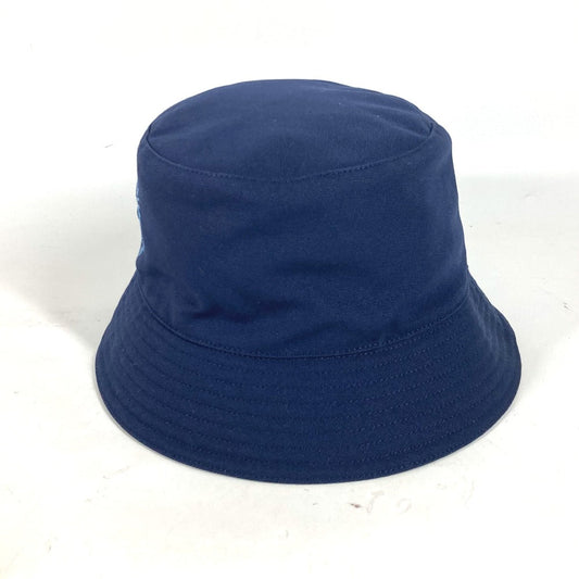 HERMES hat Cotton, Silk Navy Jean Sunshine Cotton 57