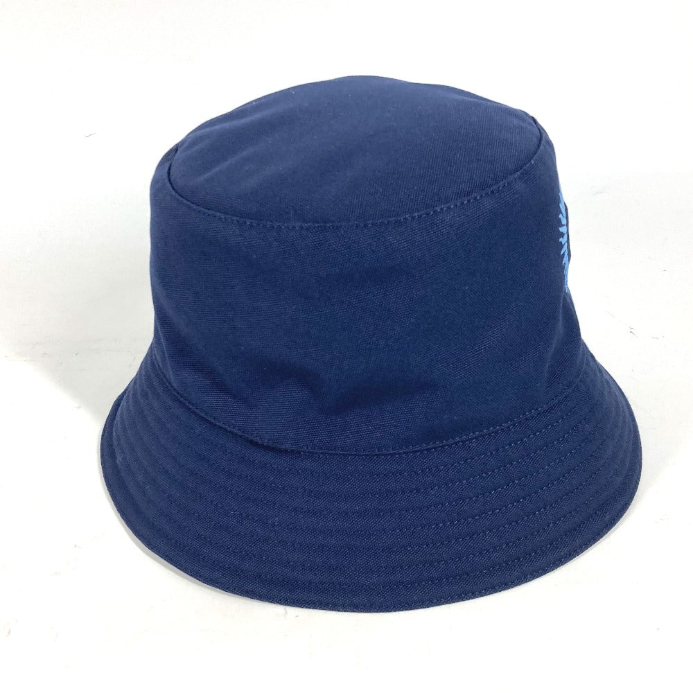 HERMES hat Cotton, Silk Navy Jean Sunshine Cotton 57