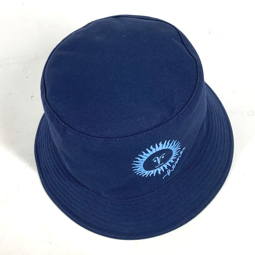 HERMES hat Cotton, Silk Navy Jean Sunshine Cotton 57