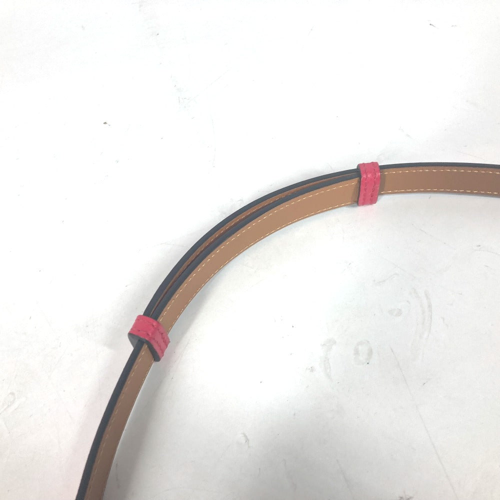HERMES belt leather pink Kelly Belt Women Used