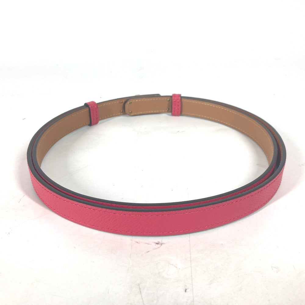 HERMES belt leather pink Kelly Belt Women Used