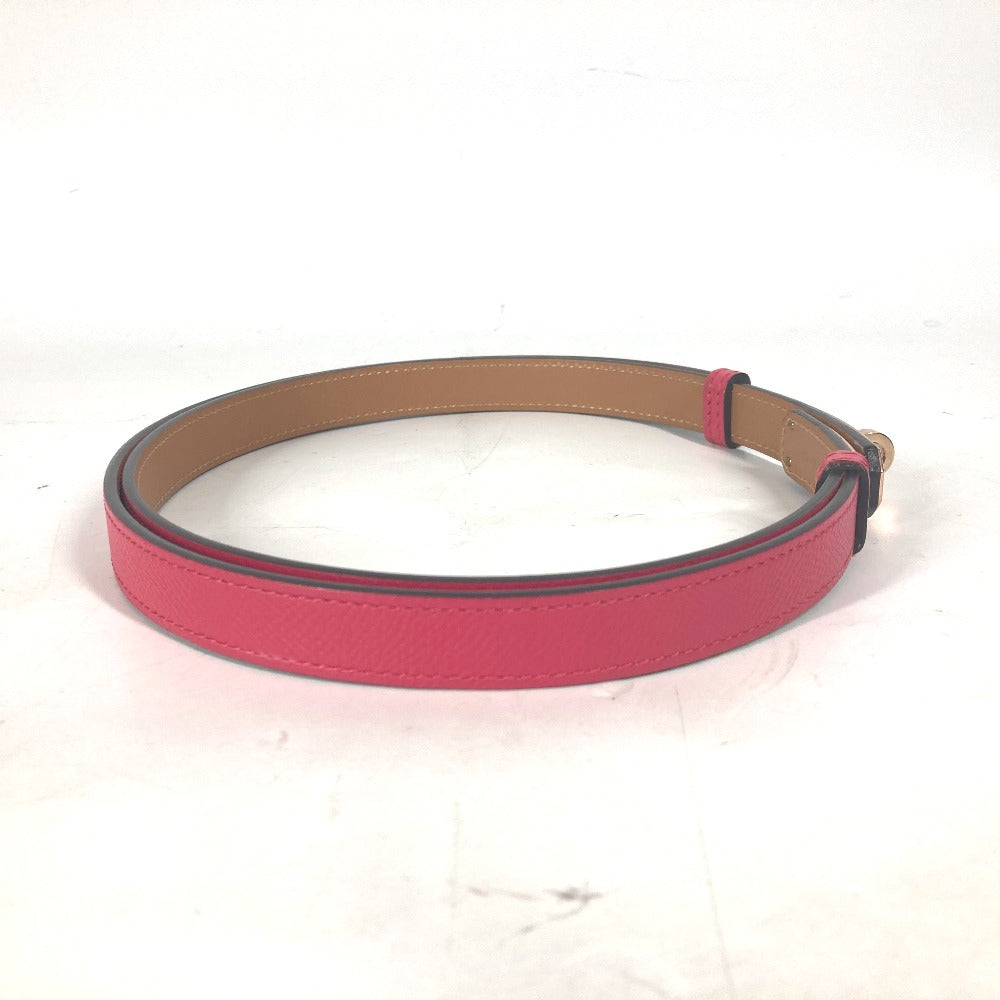 HERMES belt leather pink Kelly Belt Women Used