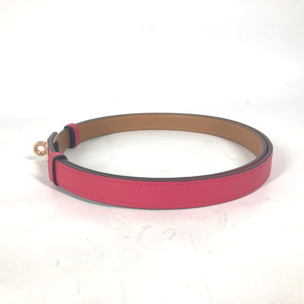 HERMES belt leather pink Kelly Belt Women Used