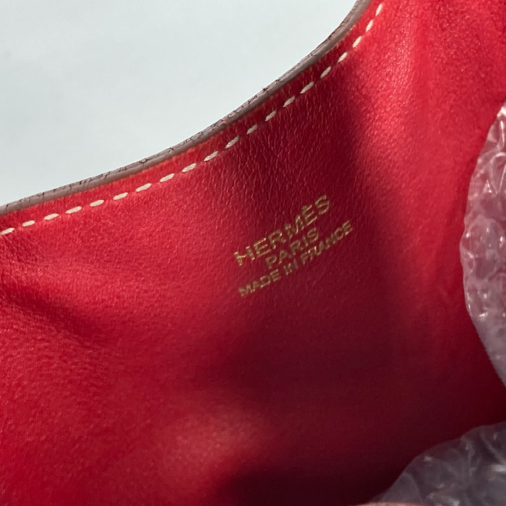 HERMES Tote Bag leather Red type Shoulder Bag Doble Sense 28