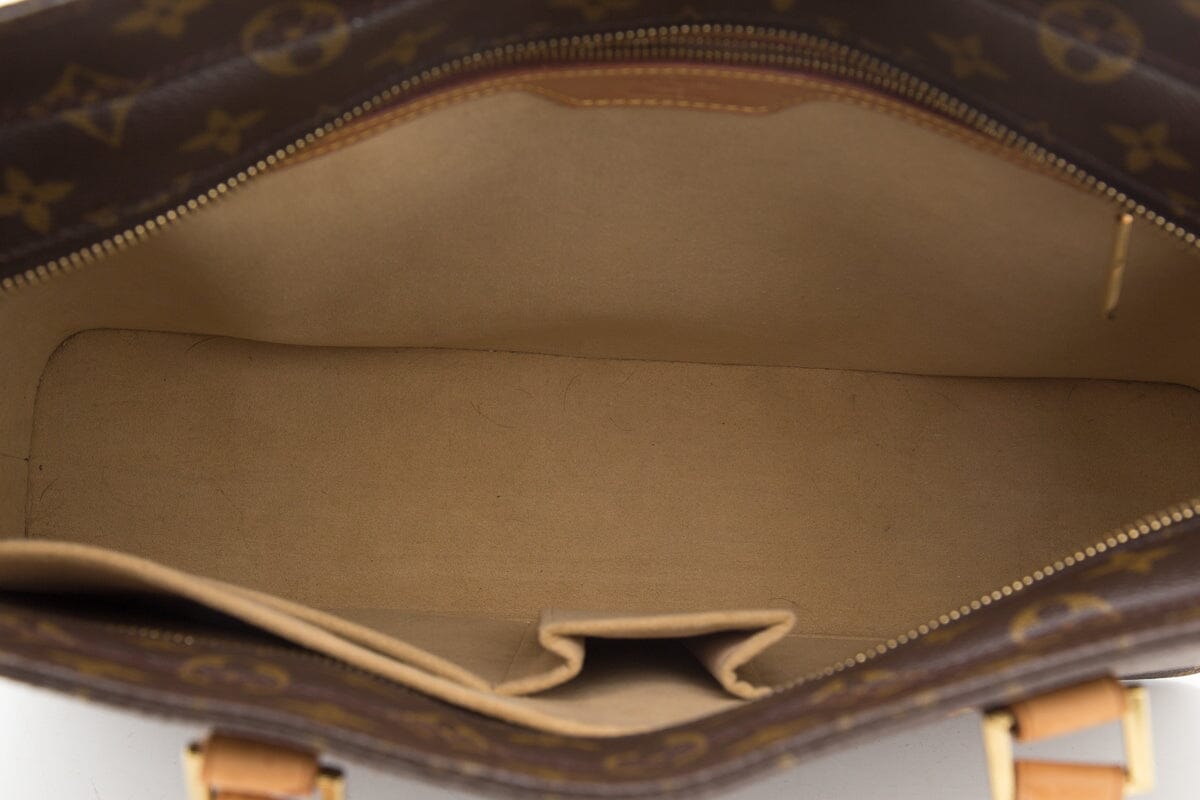 Louis Vuitton 2001  Brown Luco Monogram Canvas HandBag