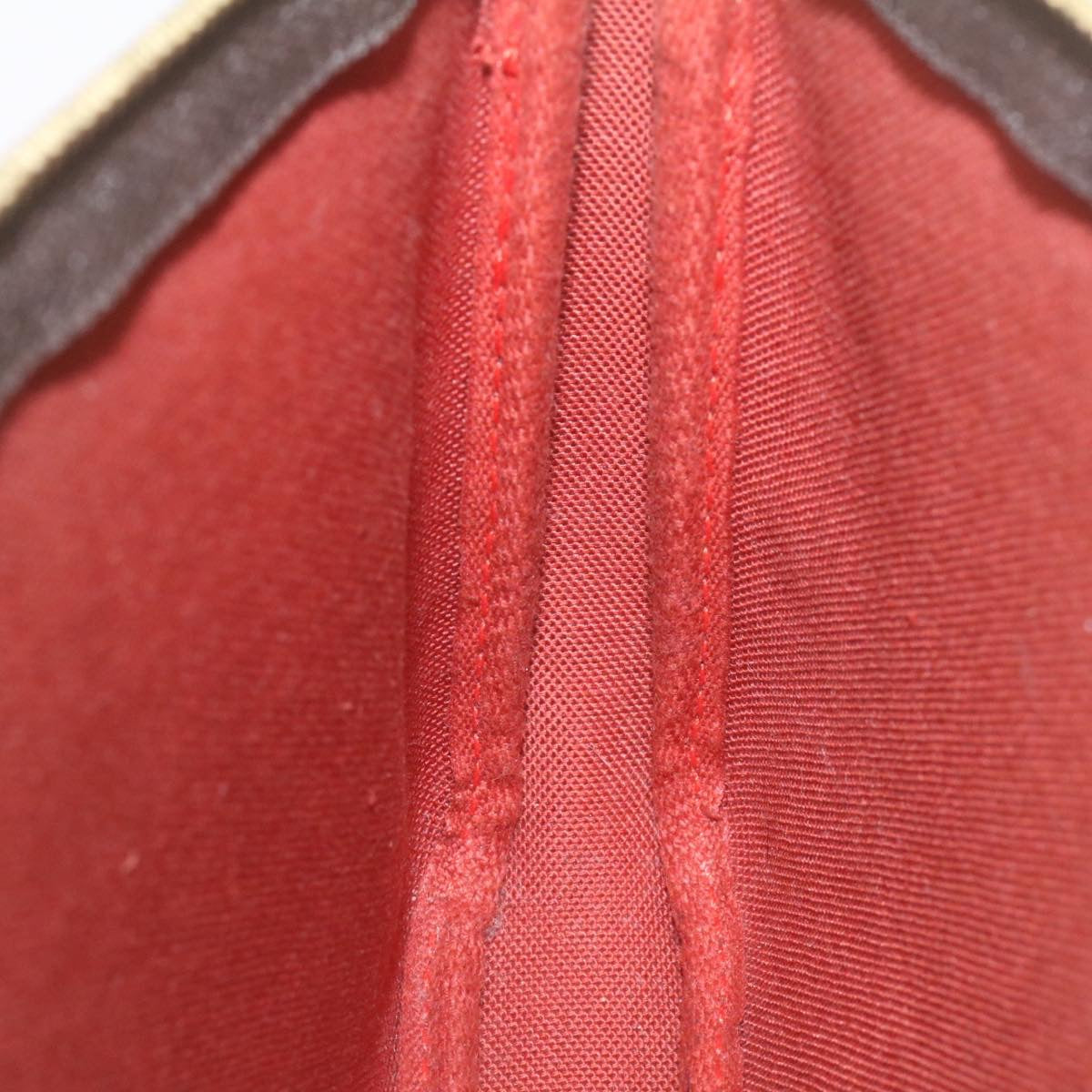 LOUIS VUITTON Damier Ebene Pochette 100th Accessoires Pouch N41206 Auth 25208A