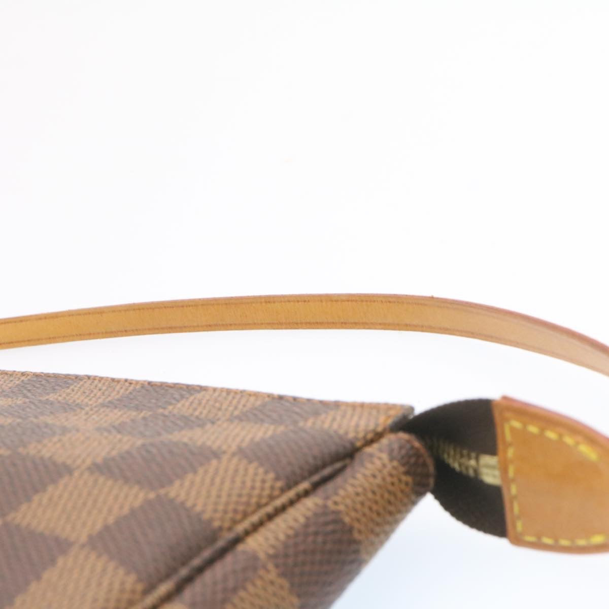 LOUIS VUITTON Damier Ebene Pochette 100th Accessoires Pouch N41206 Auth 25208A