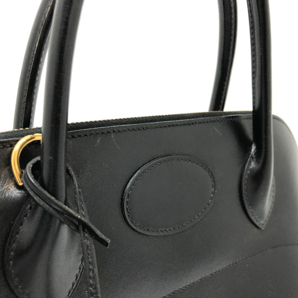 HERMES Handbag Box scarf black Bored 31 Women Used