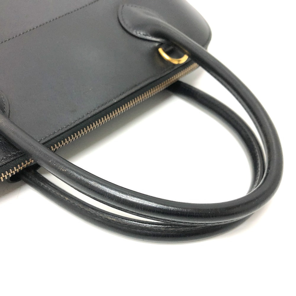 HERMES Handbag Box scarf black Bored 31 Women Used