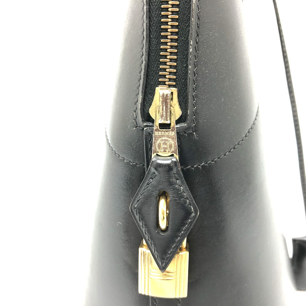 HERMES Handbag Box scarf black Bored 31 Women Used