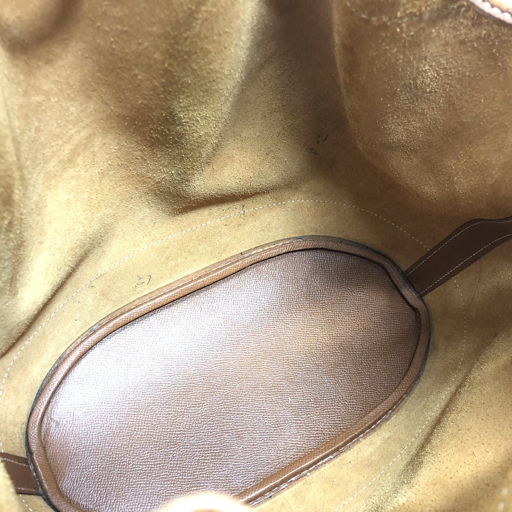 HERMES Shoulder Bag Epsom Brown Market GM