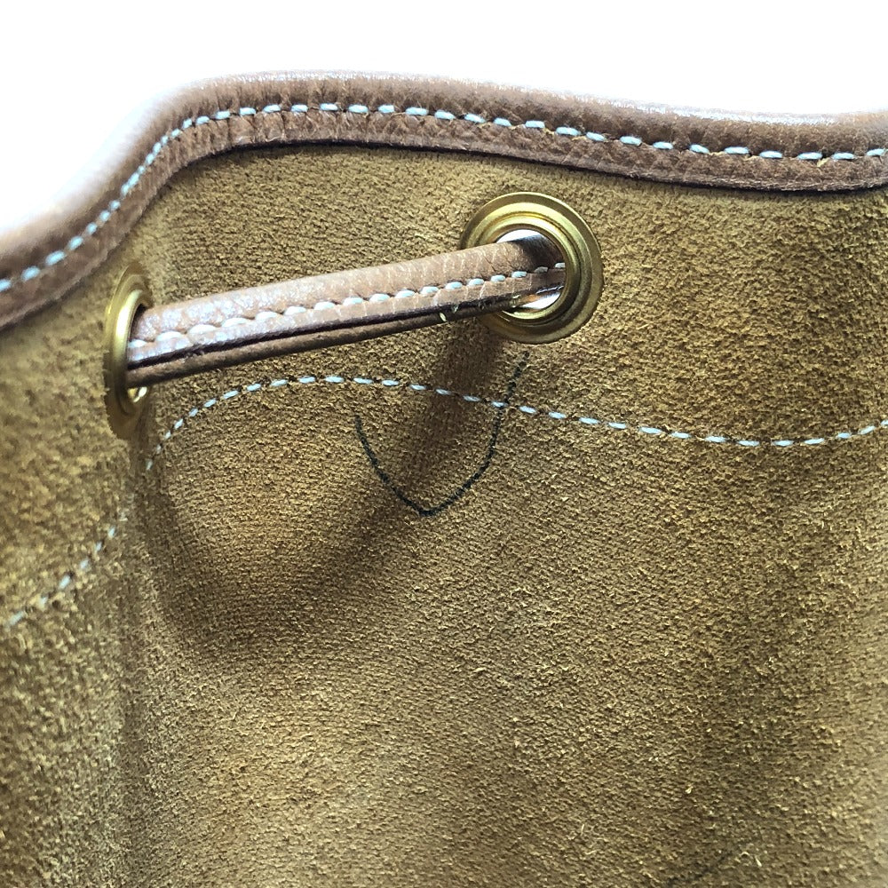 HERMES Shoulder Bag Epsom Brown Market GM