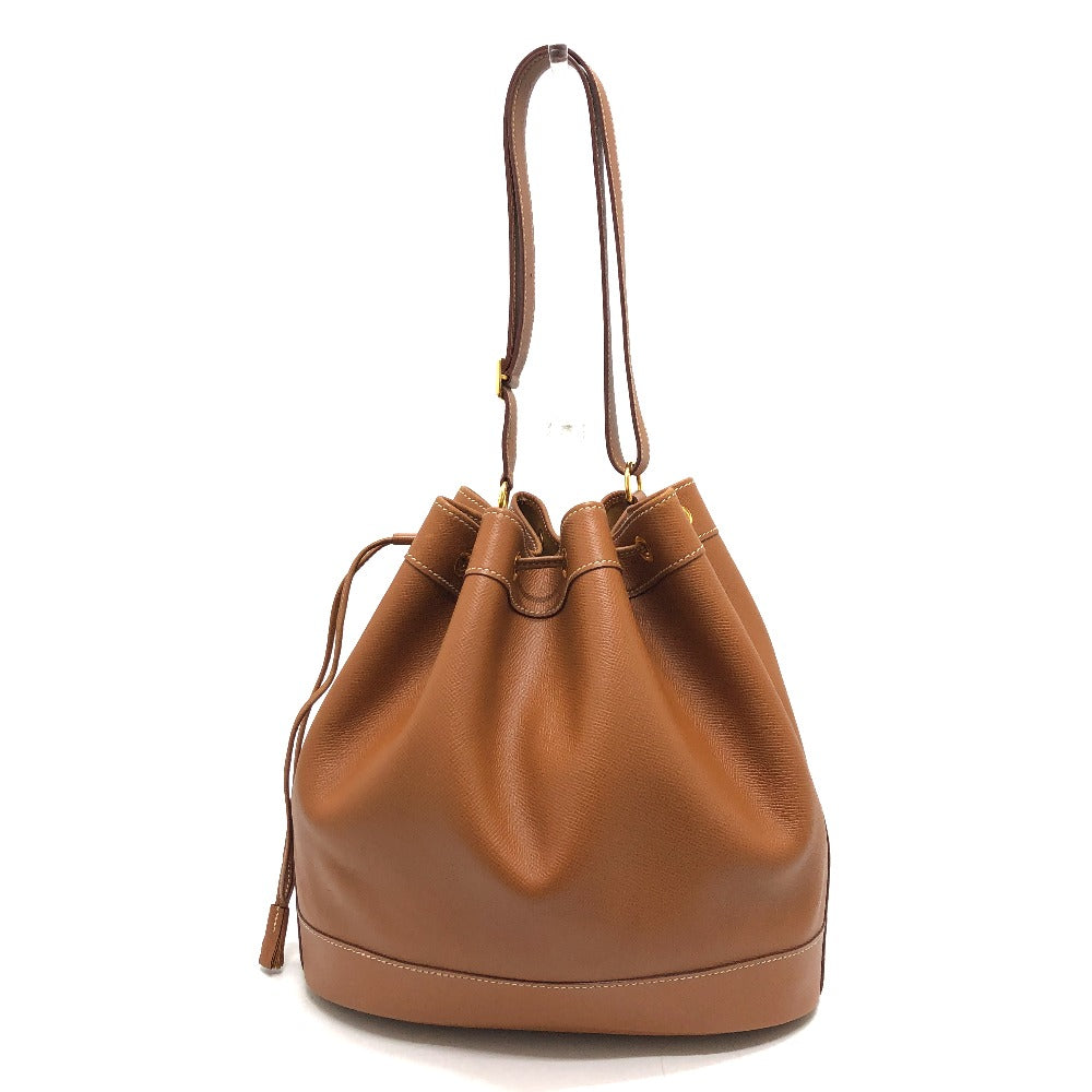 HERMES Shoulder Bag Epsom Brown Market GM