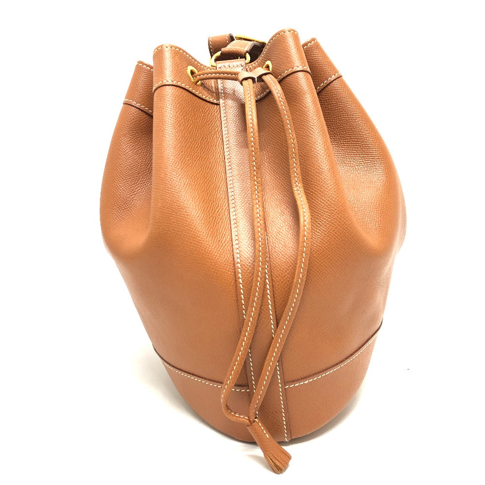 HERMES Shoulder Bag Epsom Brown Market GM