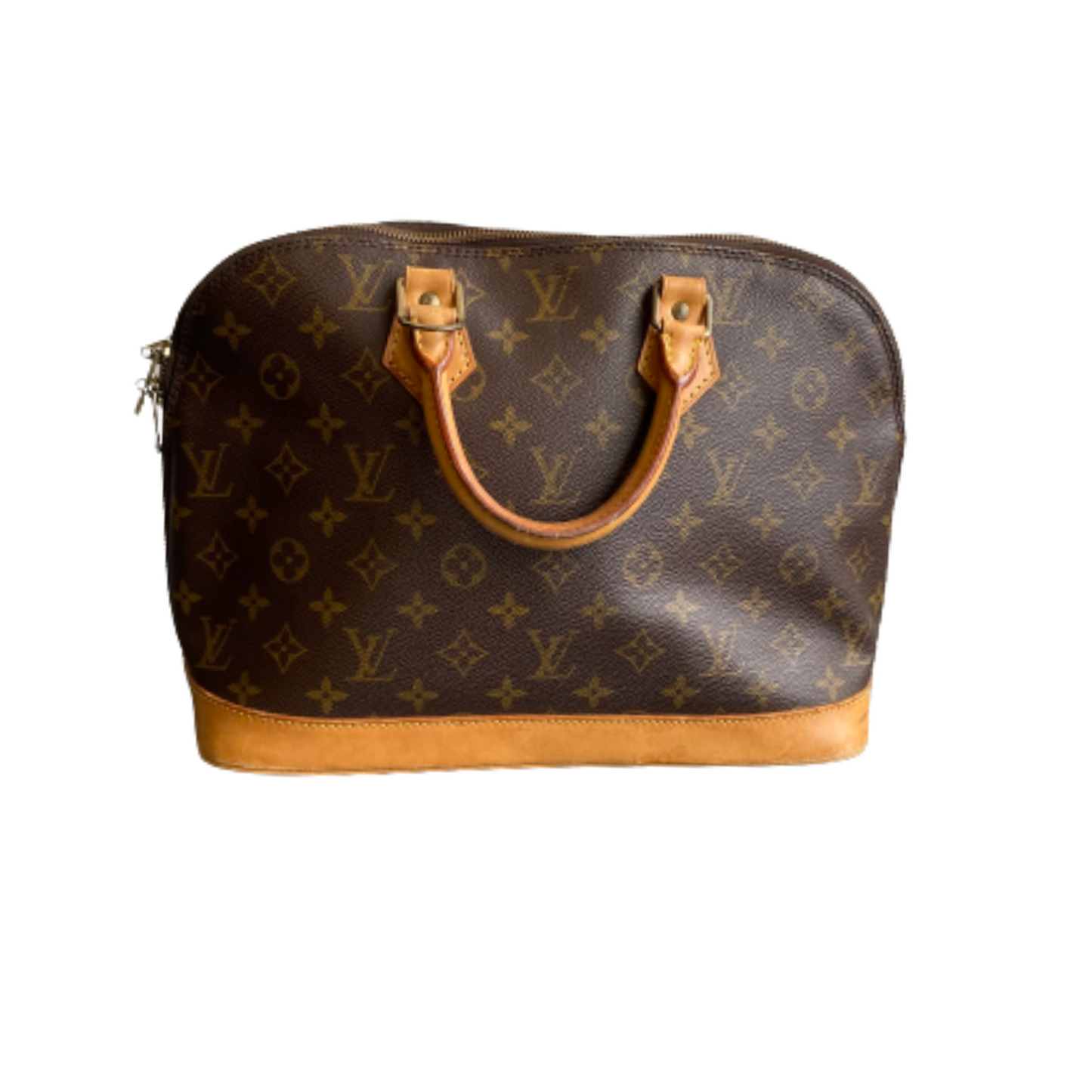 Louis Vuitton Brown Canvas Alma handbag bag