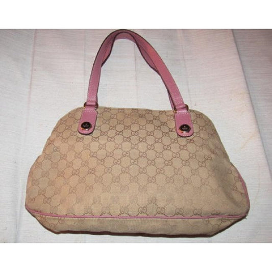 Gucci Soho Shoulder Bag Vintage Pursesdesigner Purses Brown Leather And Gg Leather Satchel