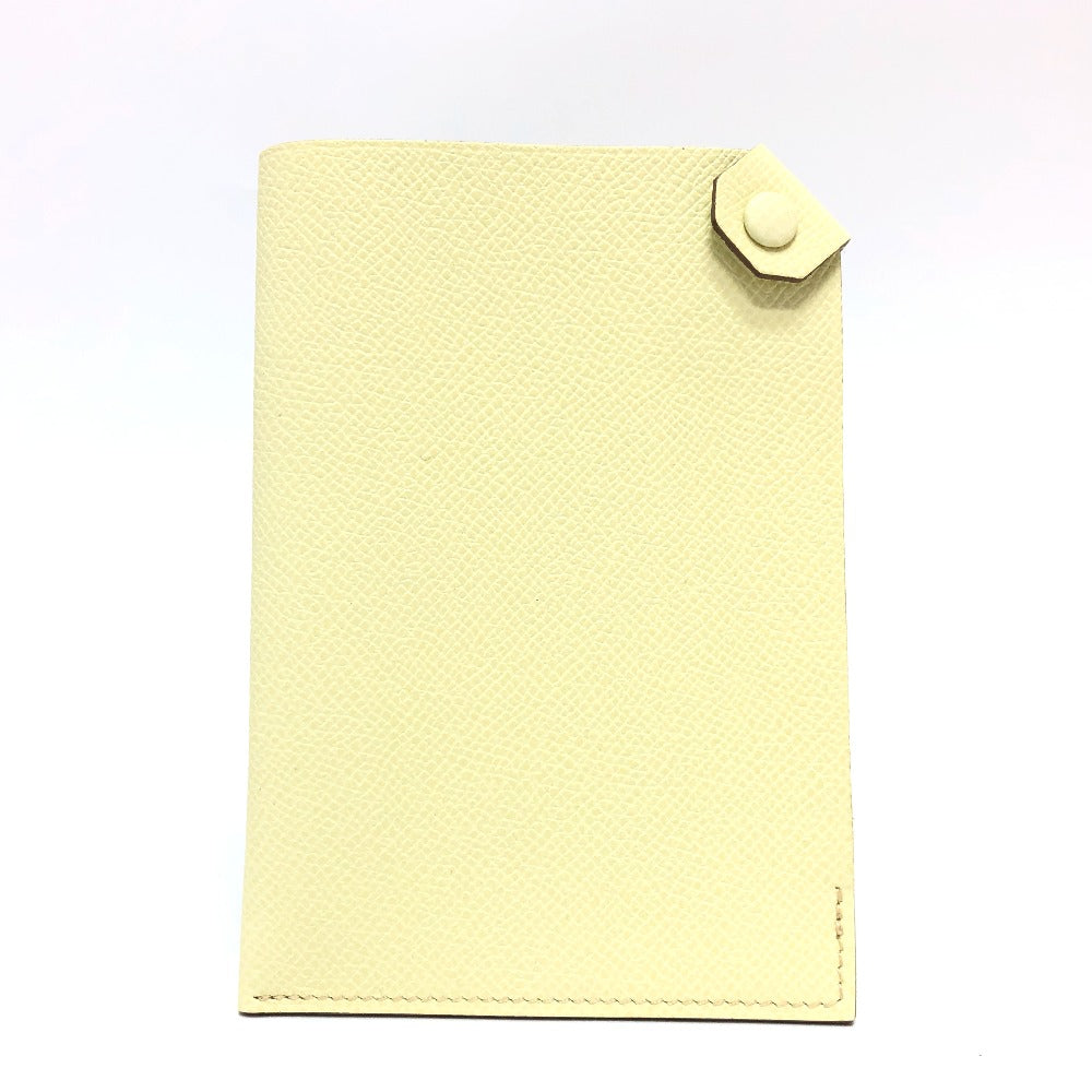 HERMES passport case Epsom yellow Talmac PM Women Used