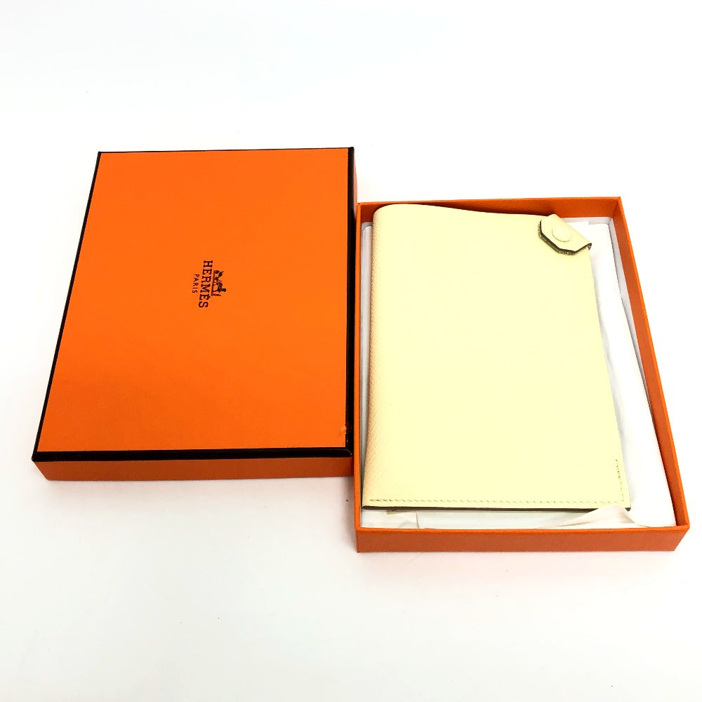 HERMES passport case Epsom yellow Talmac PM