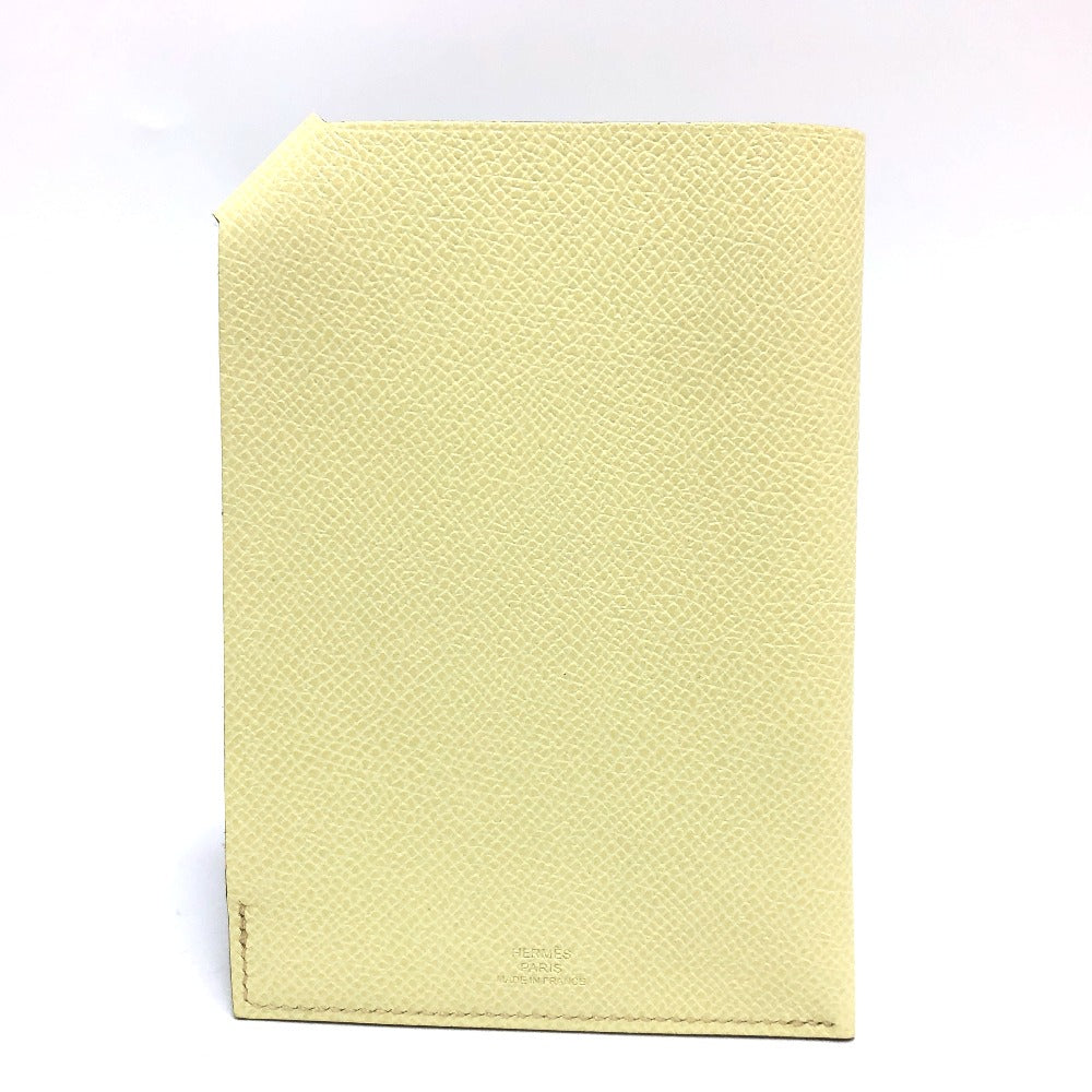 HERMES passport case Epsom yellow Talmac PM