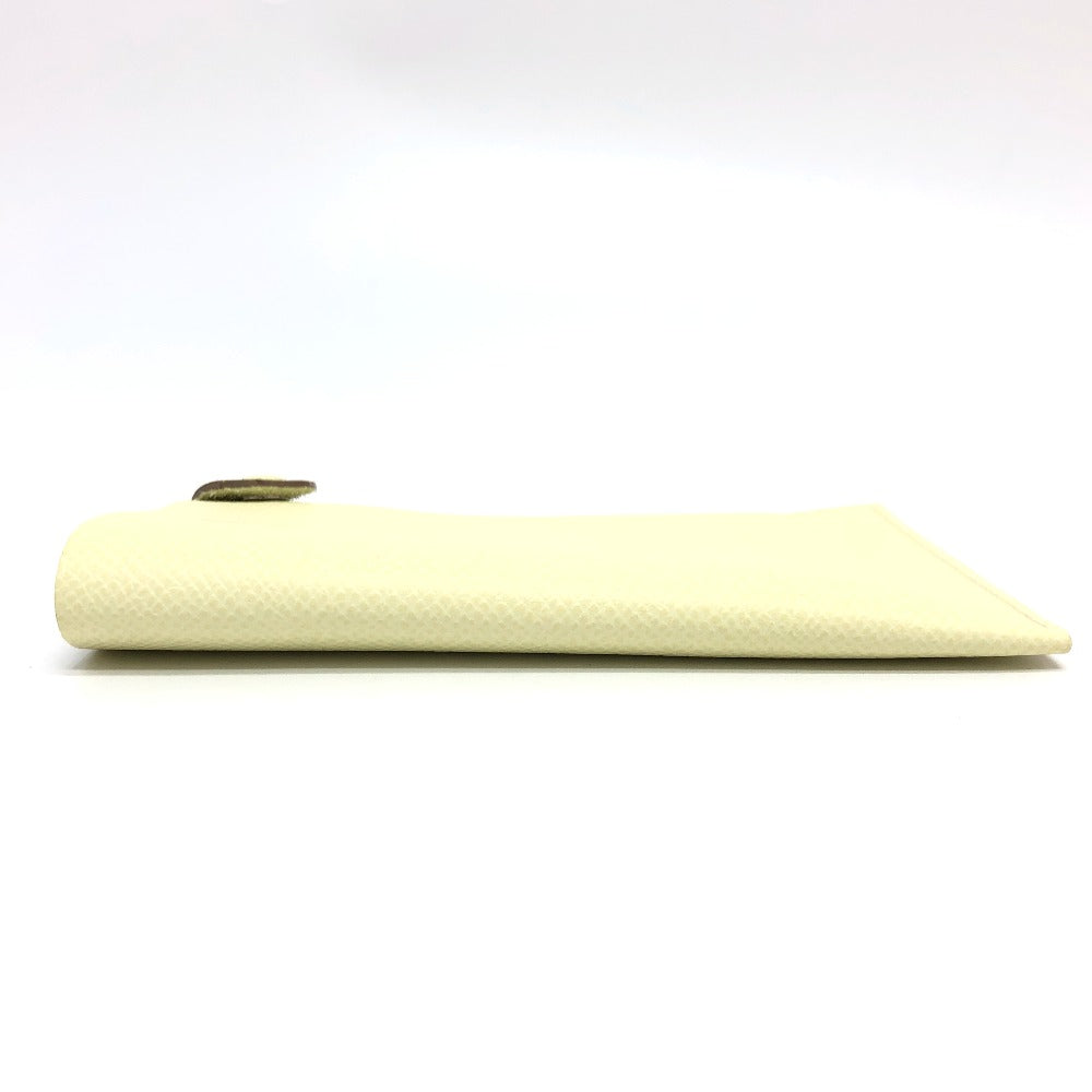 HERMES passport case Epsom yellow Talmac PM