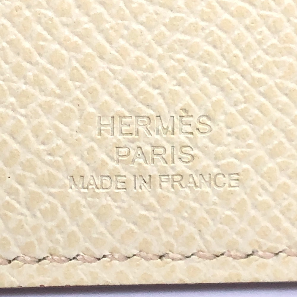 HERMES passport case Epsom yellow Talmac PM Women Used