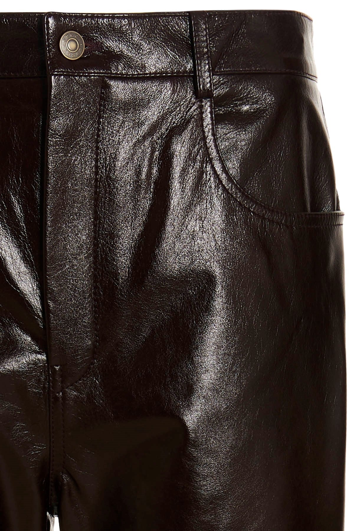 Gucci Men Leather Pants