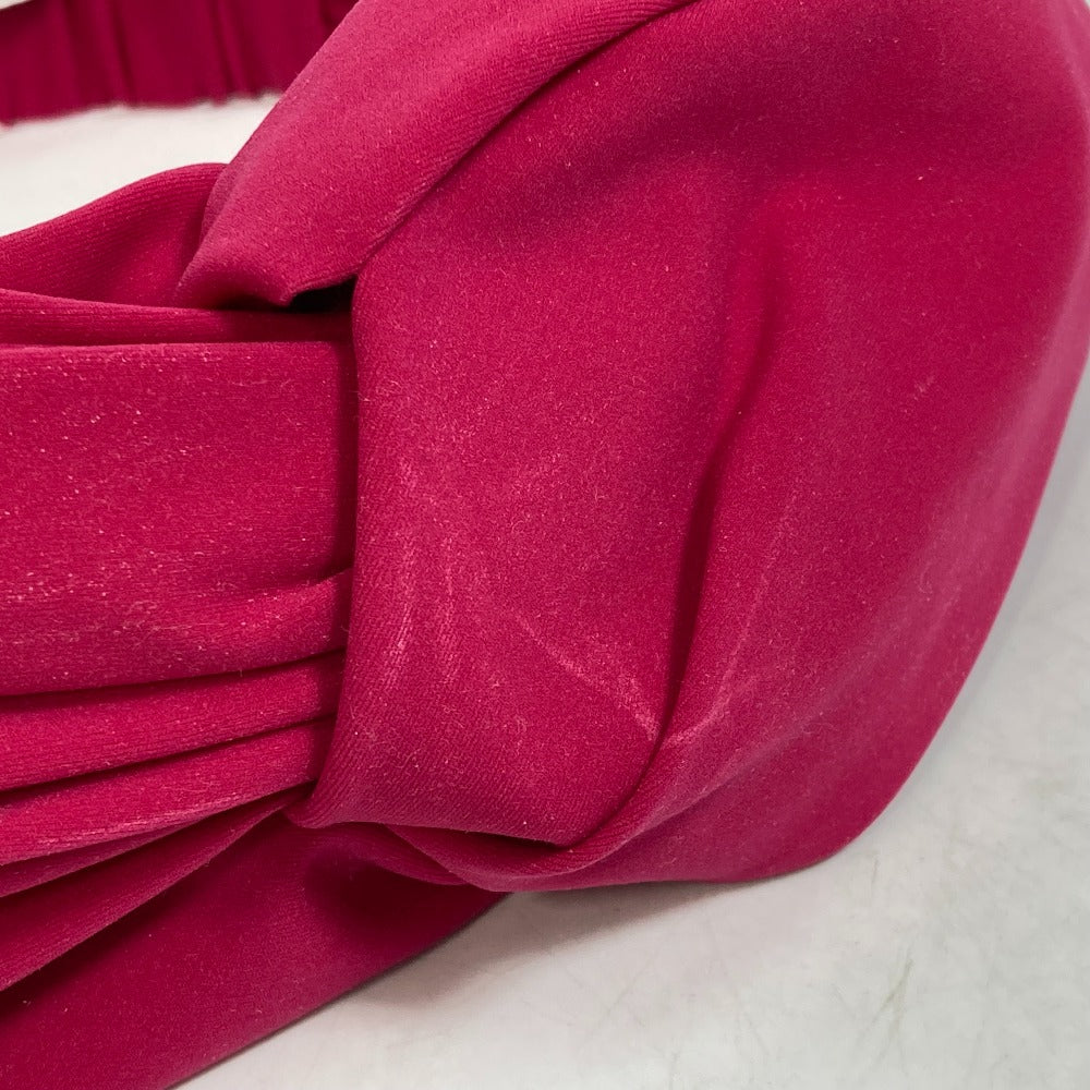 HERMES hair accessory Polyamide, Elastane pink 2022 model eugenia headband Women M Used