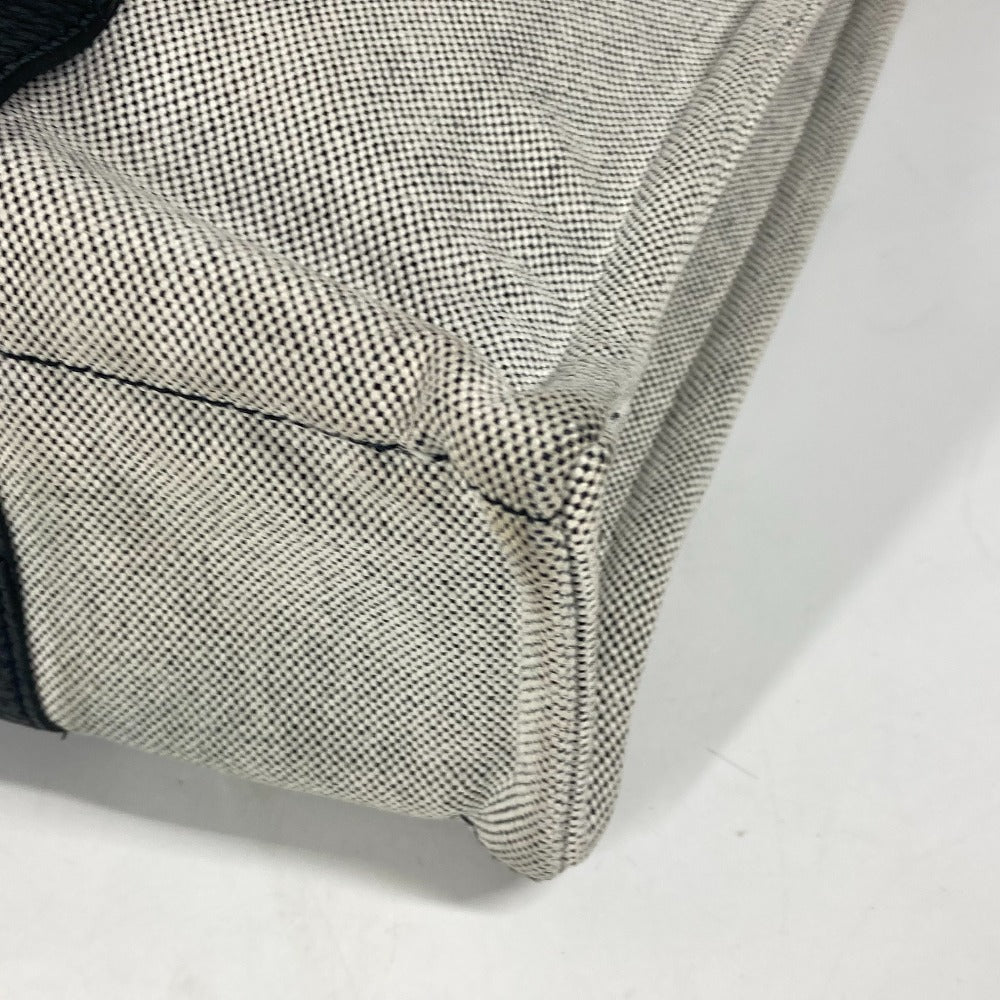 HERMES Tote Bag Toile H, Leather black Sac Arne MM