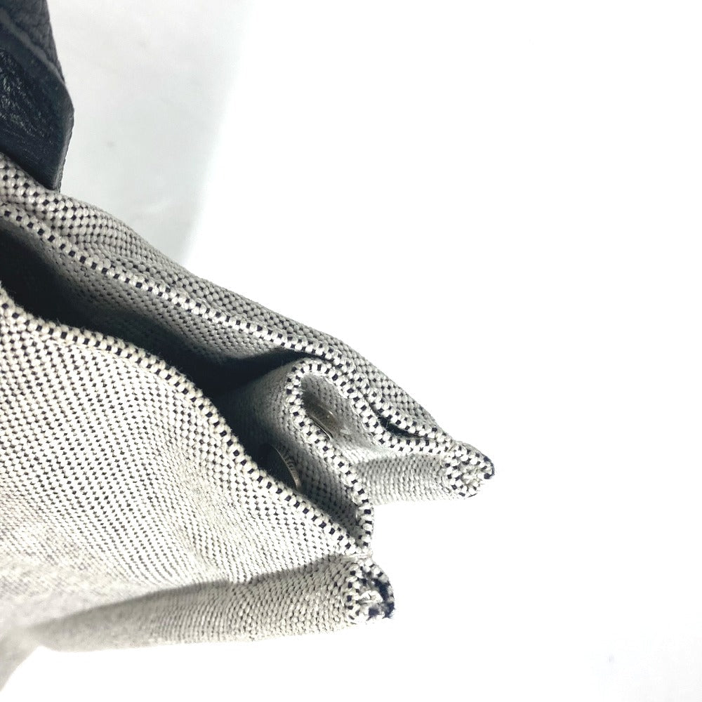 HERMES Tote Bag Toile H, Leather black Sac Arne MM