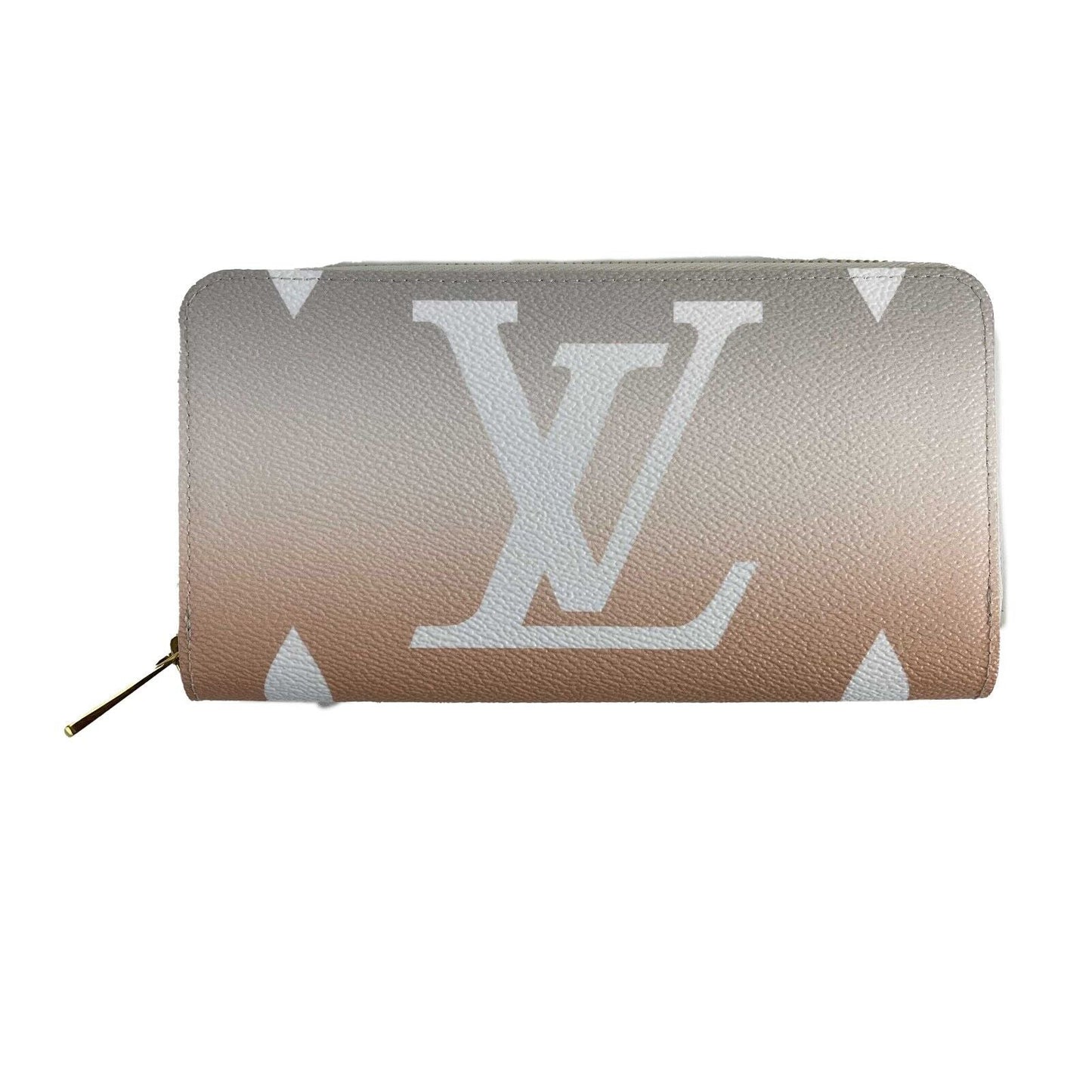 LOUIS VUITTON - Gradient Zippy Wallet - Gray / White Orange Zip Around