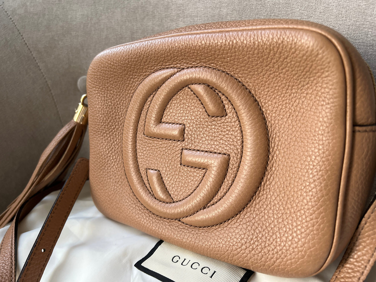 Gucci Rose Beige Soho Disco (RRP £1050)