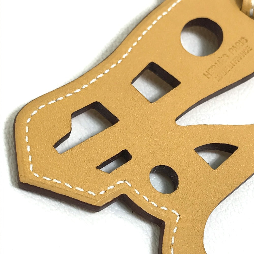 HERMES charm Vaux Swift beige Petit Ash Paddock Cheval unisex(Unisex) Used