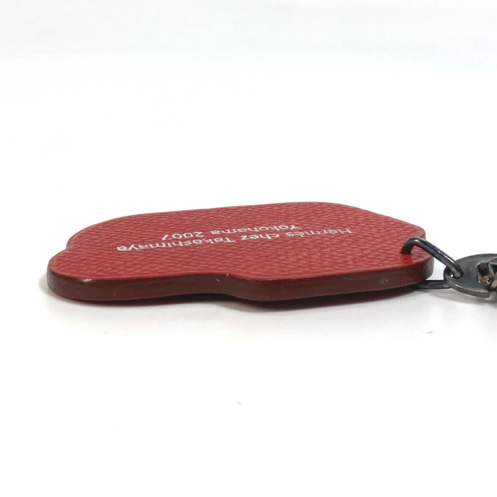 HERMES key ring Epsom Red 2007 Yokohama Takashimaya Limited red shoes shoes Women Used