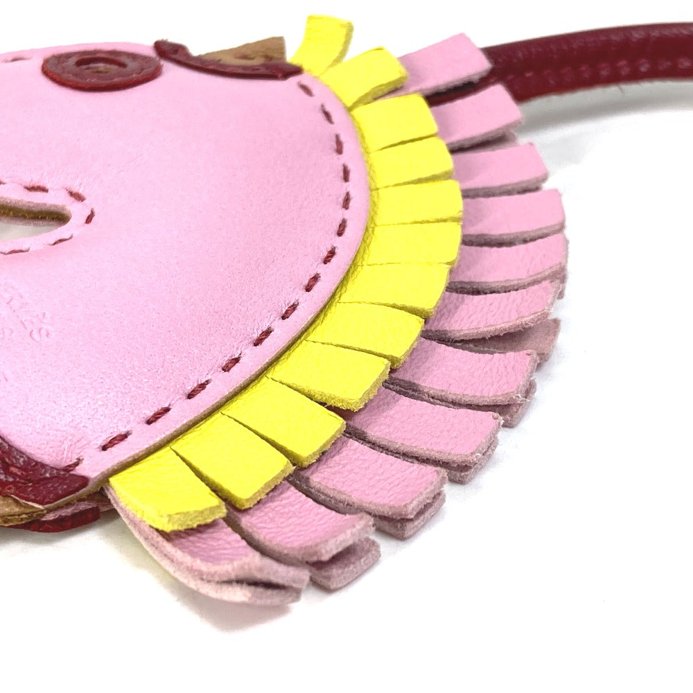 HERMES charm Anyo Miro pink sylvest horse zebra Gigi Camaille Women Used