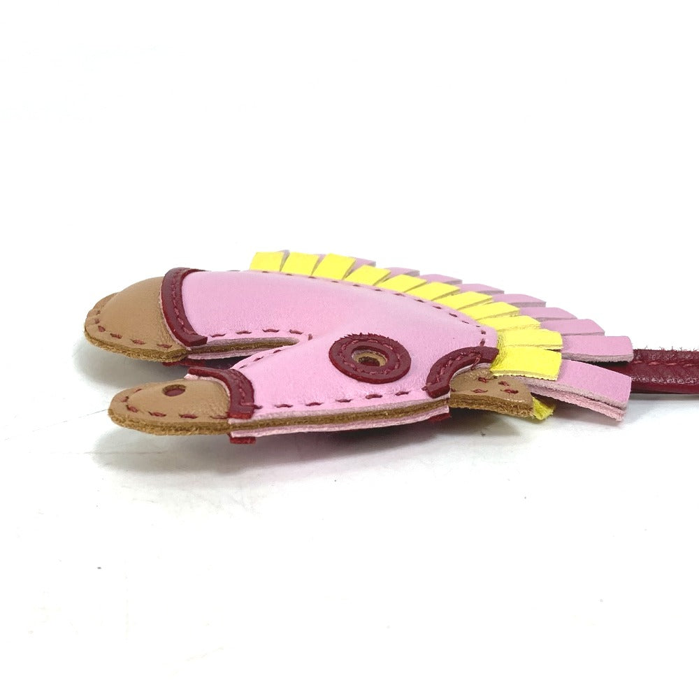 HERMES charm Anyo Miro pink sylvest horse zebra Gigi Camaille Women Used