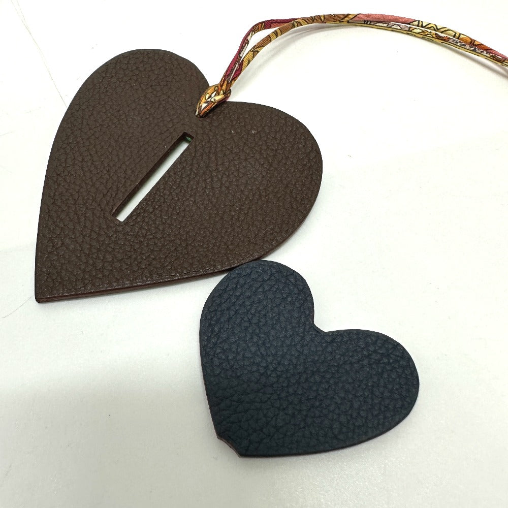 HERMES charm Epsom multicolor Petite Ash W Heart