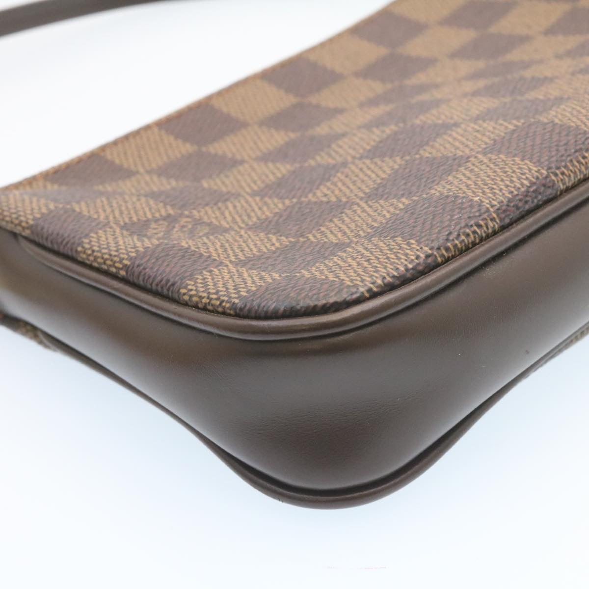 LOUIS VUITTON Damier Ebene Navona Accessory Pouch N51983 LV Auth 27452A