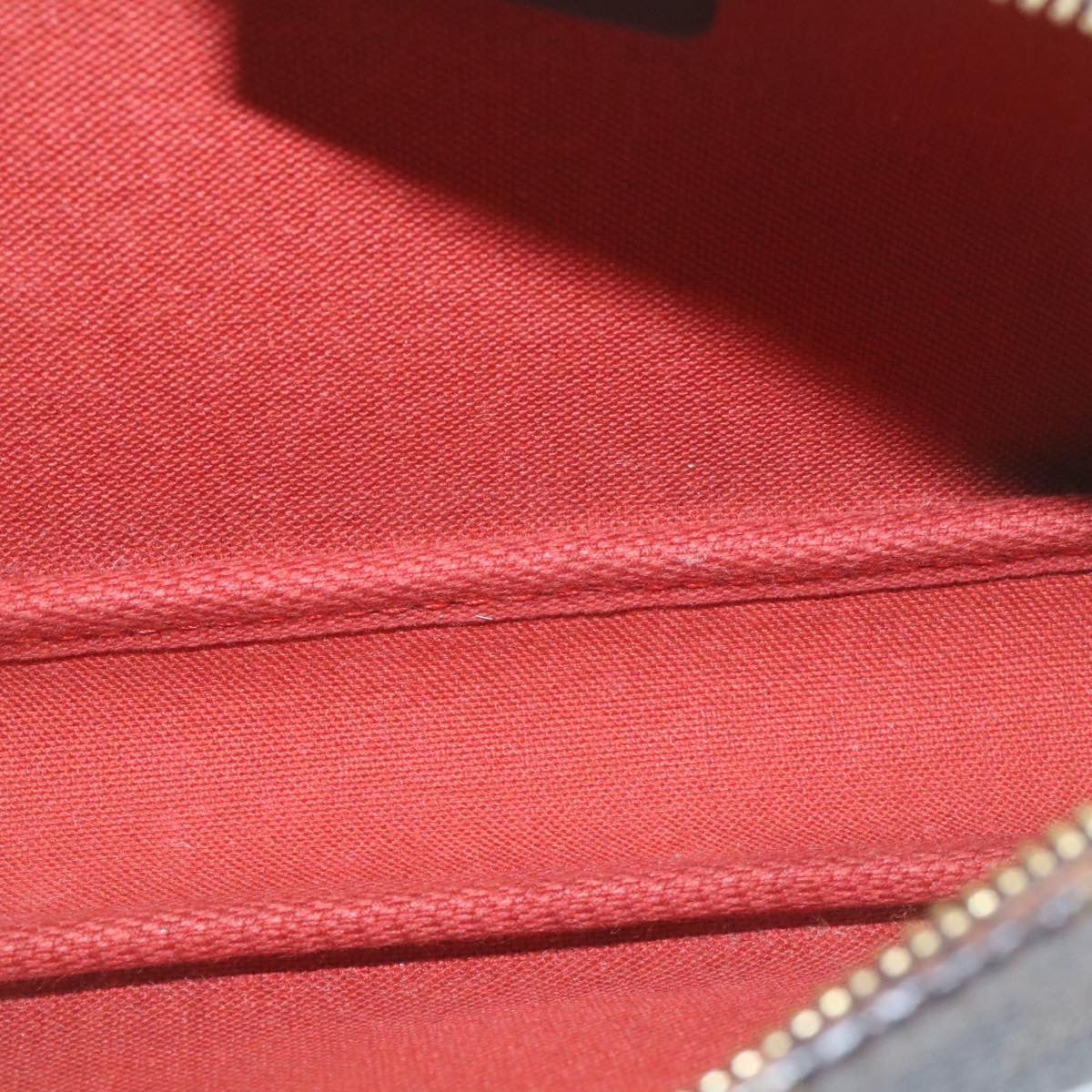 LOUIS VUITTON Damier Ebene Navona Accessory Pouch N51983 LV Auth 27452A