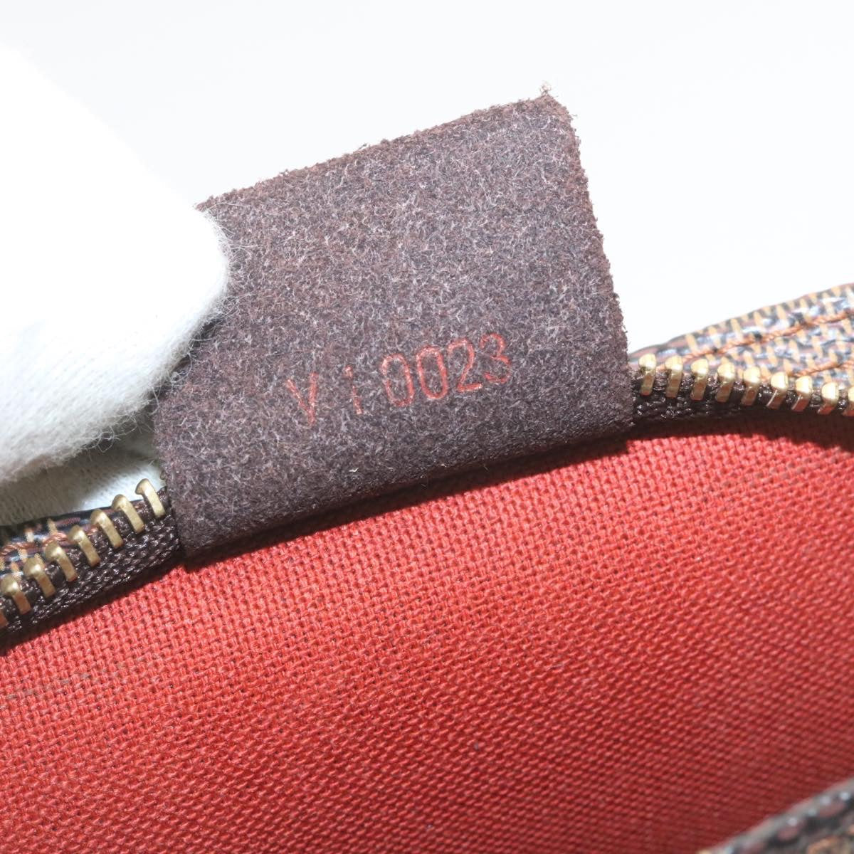 LOUIS VUITTON Damier Ebene Navona Accessory Pouch N51983 LV Auth 27452A