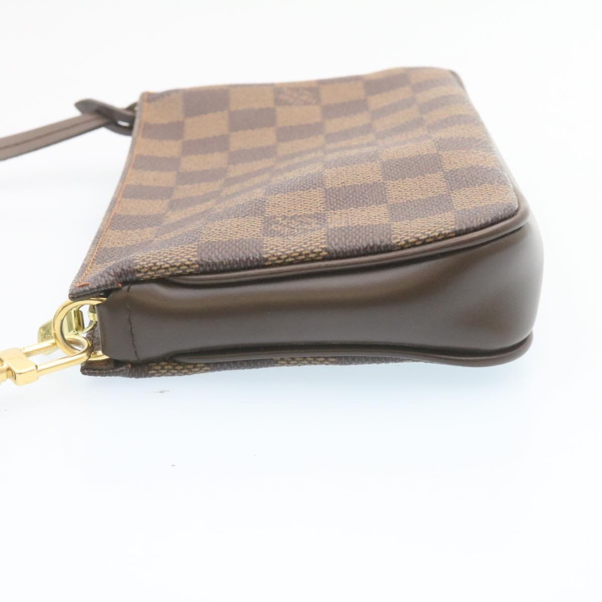 LOUIS VUITTON Damier Ebene Navona Accessory Pouch N51983 LV Auth 27452A