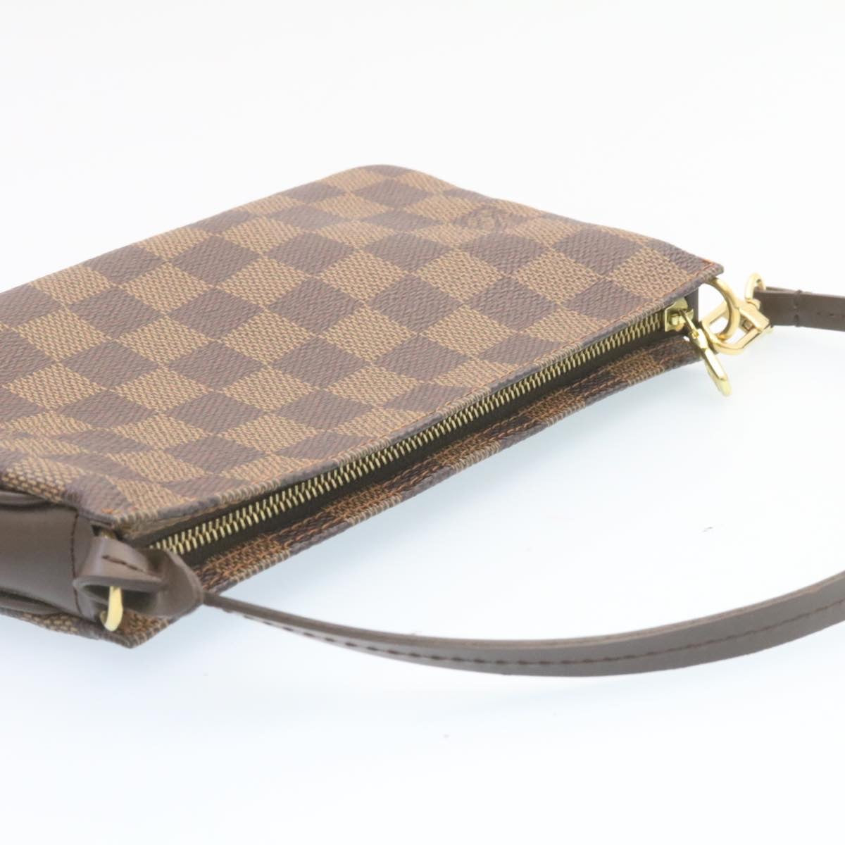 LOUIS VUITTON Damier Ebene Navona Accessory Pouch N51983 LV Auth 27452A