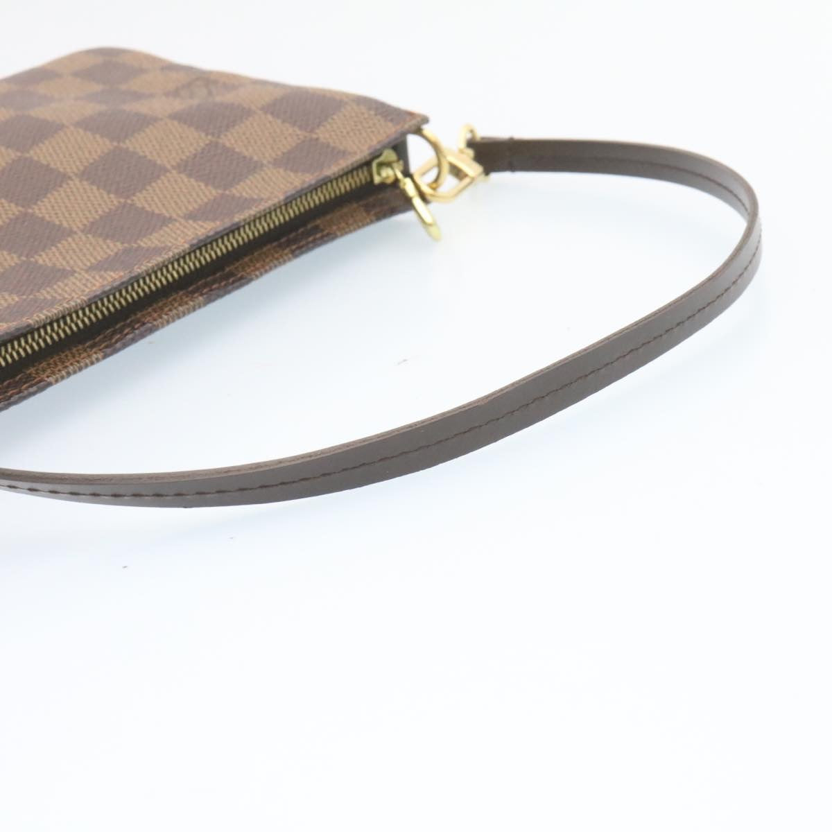 LOUIS VUITTON Damier Ebene Navona Accessory Pouch N51983 LV Auth 27452A