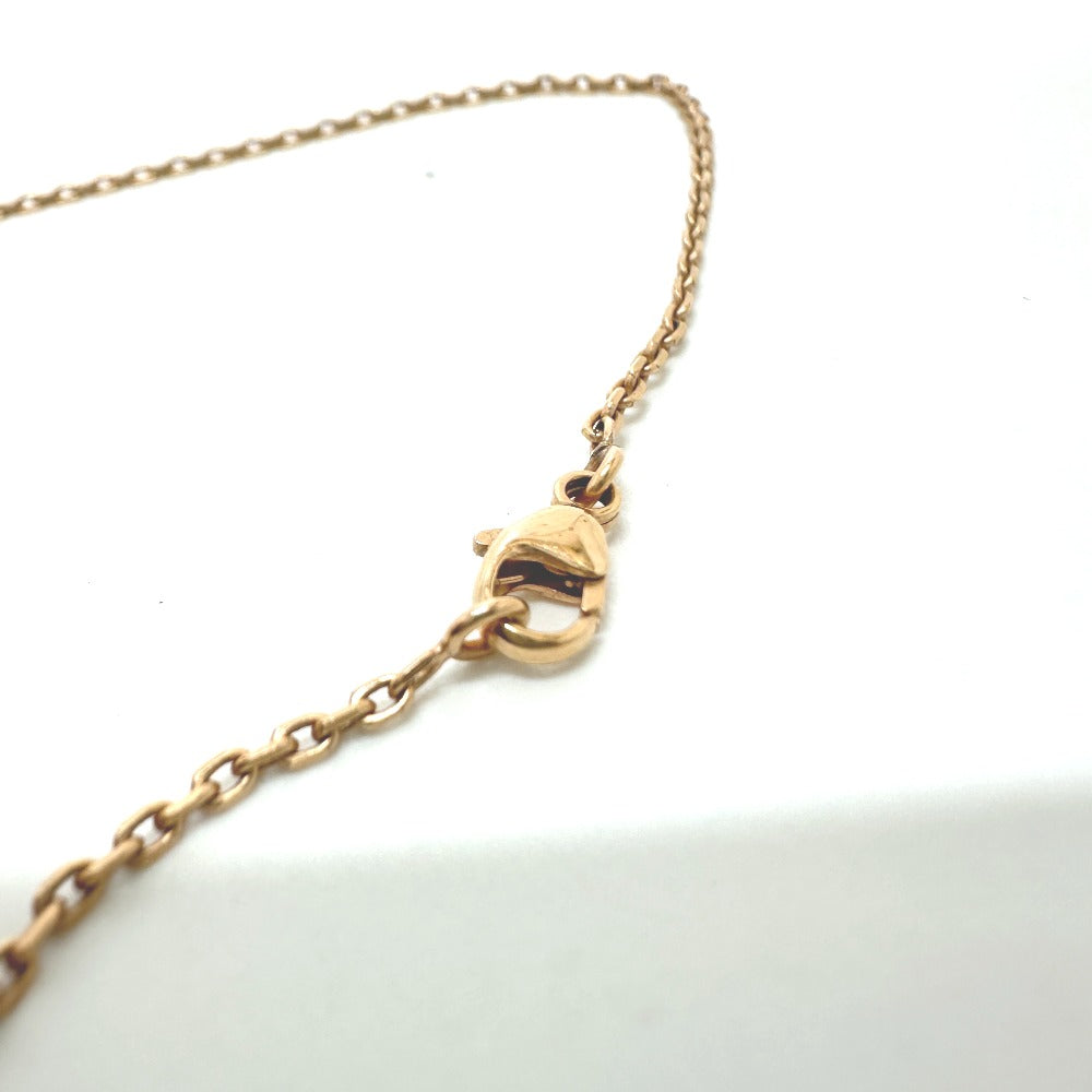 HERMES Necklace metal gold H logo pop ash