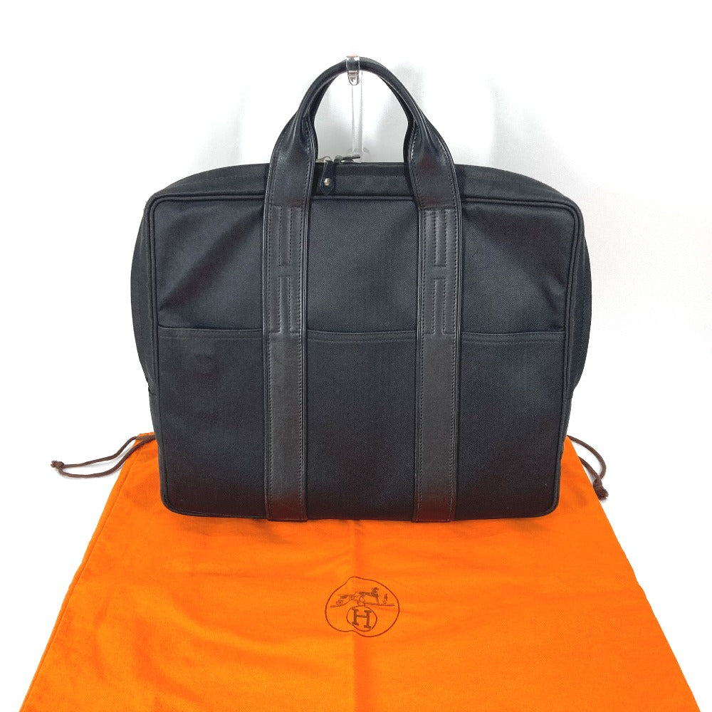 HERMES Business bag Nylon black 2WAY Acapulco Odinatur Women Used