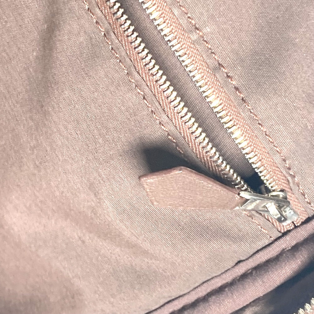 HERMES Business bag Nylon Brown Shoulder Acapulco Odinatur mens Used