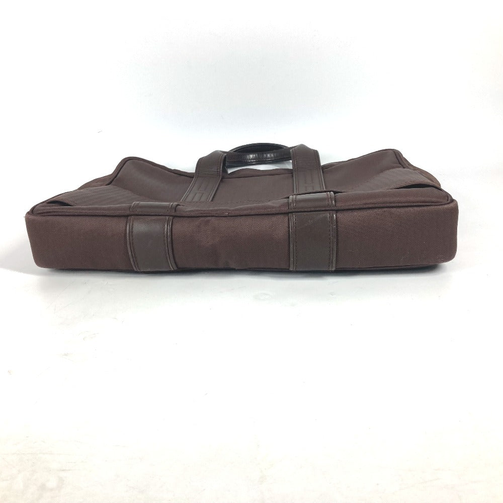 HERMES Business bag Nylon Brown Shoulder Acapulco Odinatur mens Used