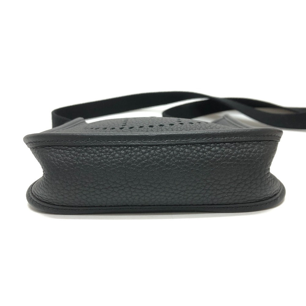 HERMES Shoulder Bag H069426CK Taurillon Clemence black Evelyn TPM Amazone Women Used