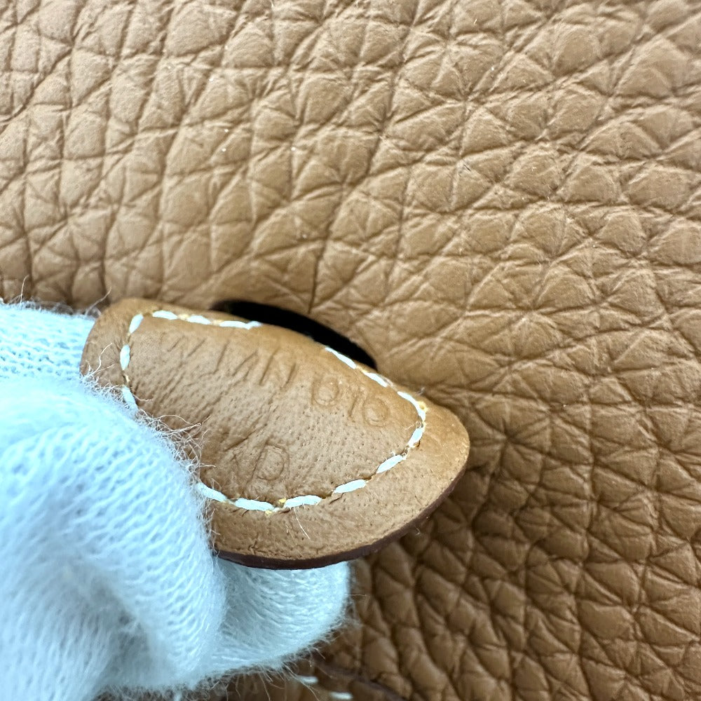HERMES Shoulder Bag Taurillon Clemence gold Evelyn TPM